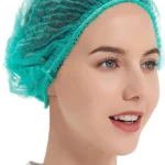 Green Good-Grade Disposable Non-Woven Elastic Hairnet