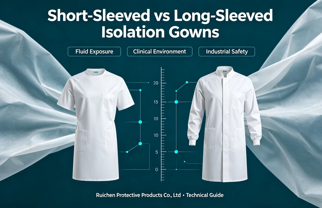 short sleeved vs long sleeved isolation gown