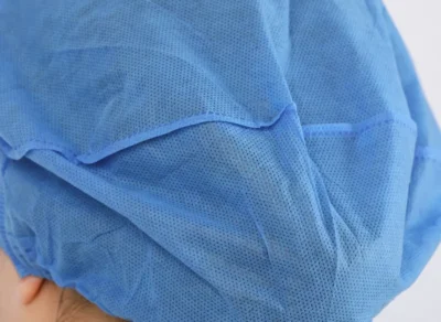 SMS nonwoven cleanroom surgical cap texture