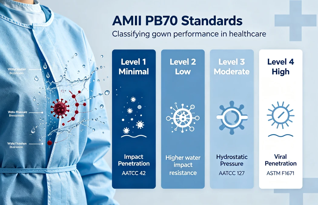 AMIl PB70 Standards Classifying gown performance in healthcare