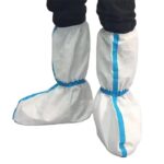 Boot Cover With Tape | Microporous Disposable Boot Covers