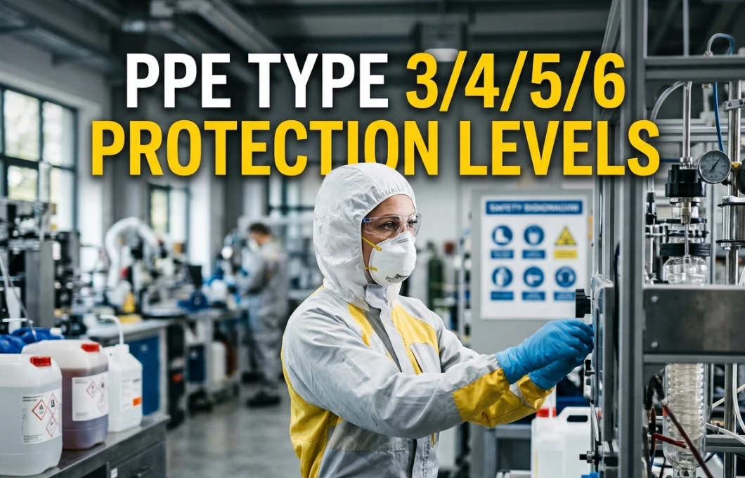 PPE Type 3/4/5/6 Protection Levels
