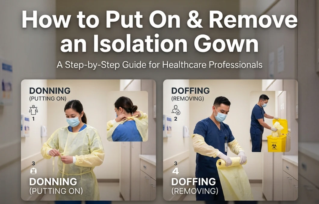 How to Put On and Take Off an Isolation Gown