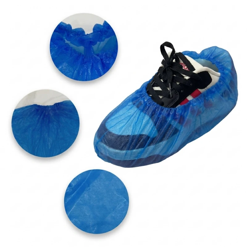 cpe-bk-1 Disposable CPE Shoe Covers - (Thin Type) - Image 1
